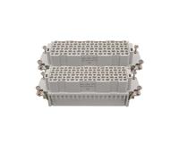 OUYNIEI Connecteur rectangulaire robuste HDC HDD 24 42 72 broches 16 A, fiche aviation étanche, connecteur mâle/femelle, de ligne supérieur(HDD-216-F)