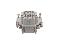 OUYNIEI Connecteur rectangulaire robuste HDC HDD 24 42 72 broches 16 A, fiche aviation étanche, connecteur mâle/femelle, de ligne supérieur(HDD-24-M)