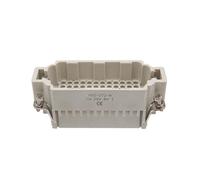 OUYNIEI Connecteur rectangulaire robuste HDC HDD 24 42 72 broches 16 A, fiche aviation étanche, connecteur mâle/femelle, de ligne supérieur(HDD-72-M)