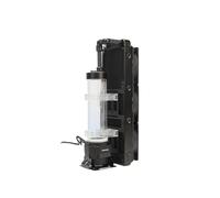Ouyniei Kit de Refroidissement Liquide Externe 360° for PC, Comprenant Une Pompe, Un réservoir et Un radiateur en Aluminium for Le Refroidissement du processeur et de la Carte Graphique.