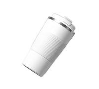 Ouyniei Mug isotherme double en acier inoxydable 380 ml/510 ml, bouteille isotherme de voyage antidérapante for voiture(510ml,White)