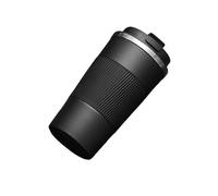 Ouyniei Mug isotherme double en acier inoxydable 380 ml/510 ml, bouteille isotherme de voyage antidérapante for voiture(380ml,Black)