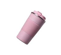 Ouyniei Mug isotherme double en acier inoxydable 380 ml/510 ml, bouteille isotherme de voyage antidérapante for voiture(380ml,Sakura pink)