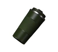 Ouyniei Mug isotherme double en acier inoxydable 380 ml/510 ml, bouteille isotherme de voyage antidérapante for voiture(380ml,Army Green)