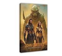 Ouyniei Poster de film John Carter 2 - Dieux de Mars (2025) - Décoration murale pour salon, chambre à coucher - 30 x 45 cm