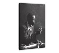 Ouyniei Poster de musique John Coltrane (2) sur toile - Décoration pour chambre à coucher, bureau, chambre - Cadeau - 30 x 45 cm