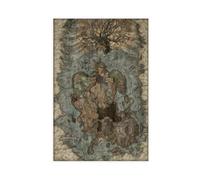 Ouyniei Poster Elden Ring - Shadow of The Tree Map Game - Art mural - Décoration murale pour salon, chambre à coucher - 30 x 45 cm