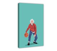 Ouyniei Poster sur toile Balling Einstein - Décoration pour chambre à coucher, bureau, chambre - Cadeau - 30 x 45 cm