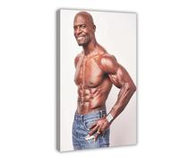 Ouyniei Poster Terry Crews (2) sur toile - Décoration murale pour salon, chambre à coucher - 30 x 45 cm