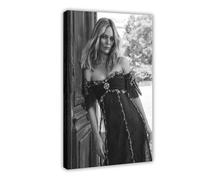 Ouyniei Poster Vanessa Paradis (2) sur toile pour décoration de chambre à coucher, bureau, chambre, cadeau 40 x 60 cm