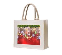 Ouyniei Sac fourre-tout en toile imprimée à motif floral pour femme, sac d'épicerie, voyage, pour demoiselles d'honneur, mariages, sacs à bandoulière élégants, Merry Christmas, Taille unique