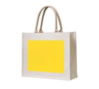 Ouyniei Sac fourre-tout en toile imprimée tournesol pour femme, sac fourre-tout pour courses, voyages, demoiselles d'honneur, mariages, sacs à bandoulière élégants, Jaune bergamote, Taille unique