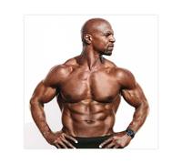 Ouyniei Terry Crews Poster sur toile pour décoration murale de salon, chambre à coucher 40 x 40 cm