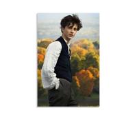 Ouyniei Timothee Chalamet Poster mural vintage - Impression esthétique rétro parfaite pour salon, chambre à coucher, bureau, studio à domicile, style sans cadre 20 x 30 cm
