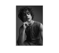Ouyniei Timothée Chalamet Poster vintage - Impression esthétique rétro parfaite pour salon, chambre à coucher, bureau, studio à domicile, style sans cadre - 30 x 45 cm