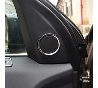 OuyOo Pour Land Rover Discovery Sport L550 2020 - ABS chromé - Couvercle de haut-parleur de porte triple - Accessoires d'intérieur
