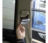 OuyOo Pour Mercedes Benz GLK X204 2008-2015 Housse de ceinture de sécurité autocollant décoratif texture ABS accessoires intérieurs