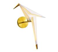 OUYUE Applique Murale Mur LED Lampe Art Mille Papier Grue Déco Applique Acrylique Abat-Jour Origami Lumière Chambre Salon Lampe Murale Chambre