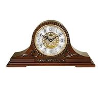 OUYUE Horloge A Poser Anniversaire Horloge de Table Classique Horloge de Table en Bois de Style européen Horloge de Table rétro for Salon, Salle à Manger, Bureau Horloge Retro