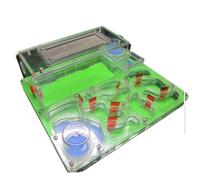 OUYUE Nid De Fourmis Château De Fourmis en Acrylique À Monter Soi-même, Tours d'eau Jumelles, Ferme Nids, Atelier Écologique Scientifique Château De Fourmis(Grün)