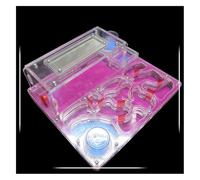 OUYUE Nid De Fourmis Château De Fourmis en Acrylique À Monter Soi-même, Tours d'eau Jumelles, Ferme Nids, Atelier Écologique Scientifique Château De Fourmis(Rosa)