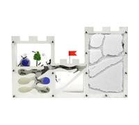 OUYUE Nid De Fourmis Écosystème Créatif du Château De Fourmis Observez La Vie des Apprenez Ferme Scientifique Château De Fourmis