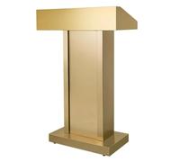 OUYUE Podium Support De Podium en Acier Inoxydable, Pupitres Robustes, Chaire D'église Facile, Podium D'événement De Bureau, Podium De Conférence pour Enseignant Lutrins Et Podiums(B)