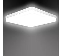 Ouyulong Plafonnier 36W Carré 4350LM - LED Cuisine Blanc Froid 6500K - Pour Chambre, Salle De Bain, Couloir, Balcon, Garage, Bureau