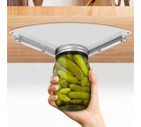 OUZHOU Ouvre-bocal amélioré en acier inoxydable pour les personnes âgées souffrant d'arthrite, les personnes âgées, les ouvre-boîtes qui fonctionnent avec une prise en main facile, outils de cuisine