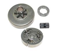 OUZHOULGPS Embrayage + pignon de Tambour d'embrayage, Cage à Aiguilles for 038 038AV MS380 MS381 MS381N 1119 0007 1003 9512 933 3150