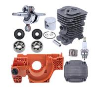 OUZHOULGPS Kit de Reconstruction Vilebrequin Carter 38 mm for tronçonneuse 137 142 137E 142E, Assemblage plaqué Partie