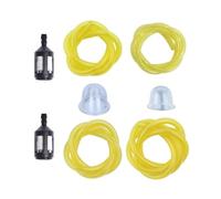 OUZHOULGPS Tuyau D'essence 4 Pièces 33 Cm avec Filtre À Carburant 2001 14 Mm, Bulles D'huile K45 16, Convient for 2 X 3,5 Mm/2, Mm/3 Partie