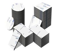 Ouzionz Lot de 120 pastilles adhésives double face 3D - Double face - Extra fortes - Rondes et carrées - Pour plastiques, murs, sol, verres, portes en métal