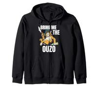 Ouzo Grèce Boisson Citation Ouzo Party Ouzo Poivre Ouzo Ouzo Sweat à Capuche