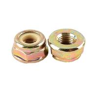 OUZRYWSDP Écrou à vis inversé Universel M10x1, 25, 2 pièces, adapté à la Tondeuse à Gazon