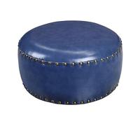 OUZVI Tabouret de table à langer, repose-pieds, repose-pieds rembourré en cuir, tabouret rembourré pour maison, chambre à coucher, table basse et salon