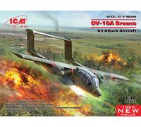 Ov-10a BRONCO,US Attack Avion (100% New Moules) 1:48 Plastique Model Kit Icm