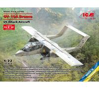 OV-10A BRONCO,US Attack Avion (100% New Moules) 1:72 Plastique Model Kit Icm