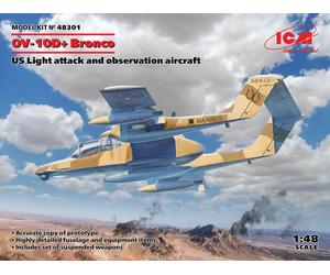 Ov-10d + BRONCO,US Lumière Attack Et Observation Avion 1:48 Plastique Model Kit
