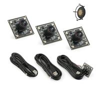 ov9732 Module de caméra 100 degrés pour système de caméra de fléchettes autodarts 3 Set 1280x720 30fps Reconnaissance faciale Capture d'images câble 3M Sortie USB2.0 Phone