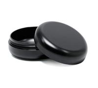 OVADA Boîte en métal pour Herbes, Pilules et Epices | Anti-odeurs et Imperméable | Aluminium Métal | Boîte de Transport Premium | Boîte de Rangement de Tube de Haute Wualité (Noir, 55x23mm)