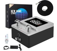 Ovaga Compresseur Aérographe de Qualité Professionnelle, Mini Compresseur Haute Performance avec Écran Numérique Intelligent et Régulation Précise de la Pression pour la Peinture de Modèles