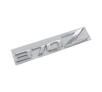 OVAIRES 3D métal 350Z Logo 370Z Lettres Badge Voiture Coffre Porte côté Autocollant Autocollant adapté for Nissan Fairlady 350Z emblème 370Z Autocollant Accessoires(Chrome 370z)