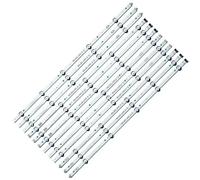 OVAIRES Bande De Rétro-éclairage LED 12 Pièces/Ensemble, Compatible avec LG 65UJ6300 65UJ630V 65UJ634V 65UJ5500 65UK6100 Innotek 17Y 65 Pouces A SSC 65UJ63_UHD_A BCD Rétroéclairage du téléviseur