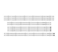 OVAIRES Bande de rétro-éclairage LED for LG, 10 pièces, 60 Pouces, 60UJ63 60UJ63_UHD_A 60UJ6300-UA 60UJ6050-UA 60UJ634V 60UJ6500 NC600DGE-AAFX3 AAFXC Rétroéclairage du téléviseur