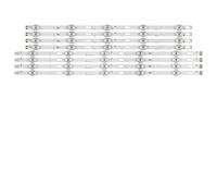 OVAIRES Bande LED for Samsung, Compatible avec UN55TU8200 UN55TU7000 UN55TU8000 UE55TU7025 UE55TU8000 UE55TU7100 UE55TU7000 BN96-50316A 50315A Rétroéclairage du téléviseur