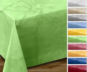 OVAL ROUND ECKIG, nappe de jardin en toile cirée, taille et motif au choix, Plastique, vert pomme, Eckig 140x240 cm