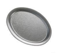 Oval Stainless Steel Serving Tray 28cm Mirror Polish(Large) | Mirror polish finish, elegant presentation, fits cafes and homes, 28.7x22.2cm large size, seamless structure