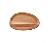 Oval Wood Serving Tray Rustic Charcuterie Board(Style A) | Rustic charm design, warm natural , pour ideal centerpiece, dining table decor, special gatherings