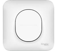 Ovalis - Bouton poussoir 10A - Blanc